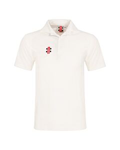 Junior Moisture Management Cricket Short Sleeve Shirt